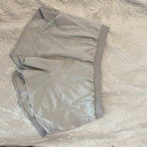 Grey athletic shorts